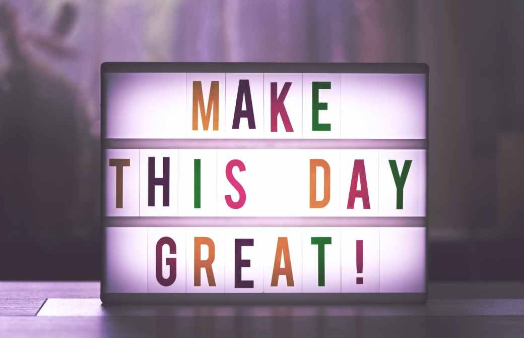 make this day great quote board
